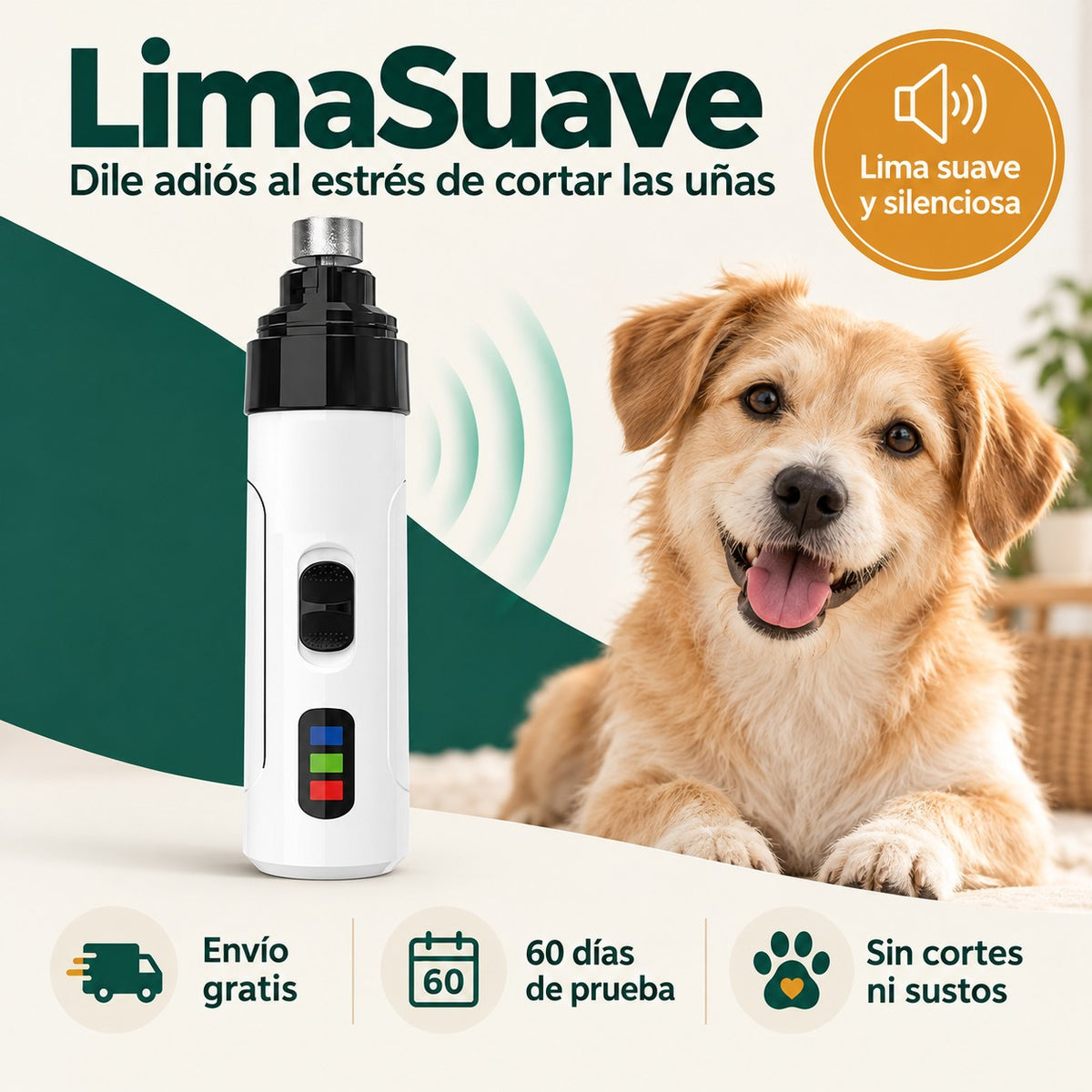 LimaSuave, lijadora de uñas eléctrica