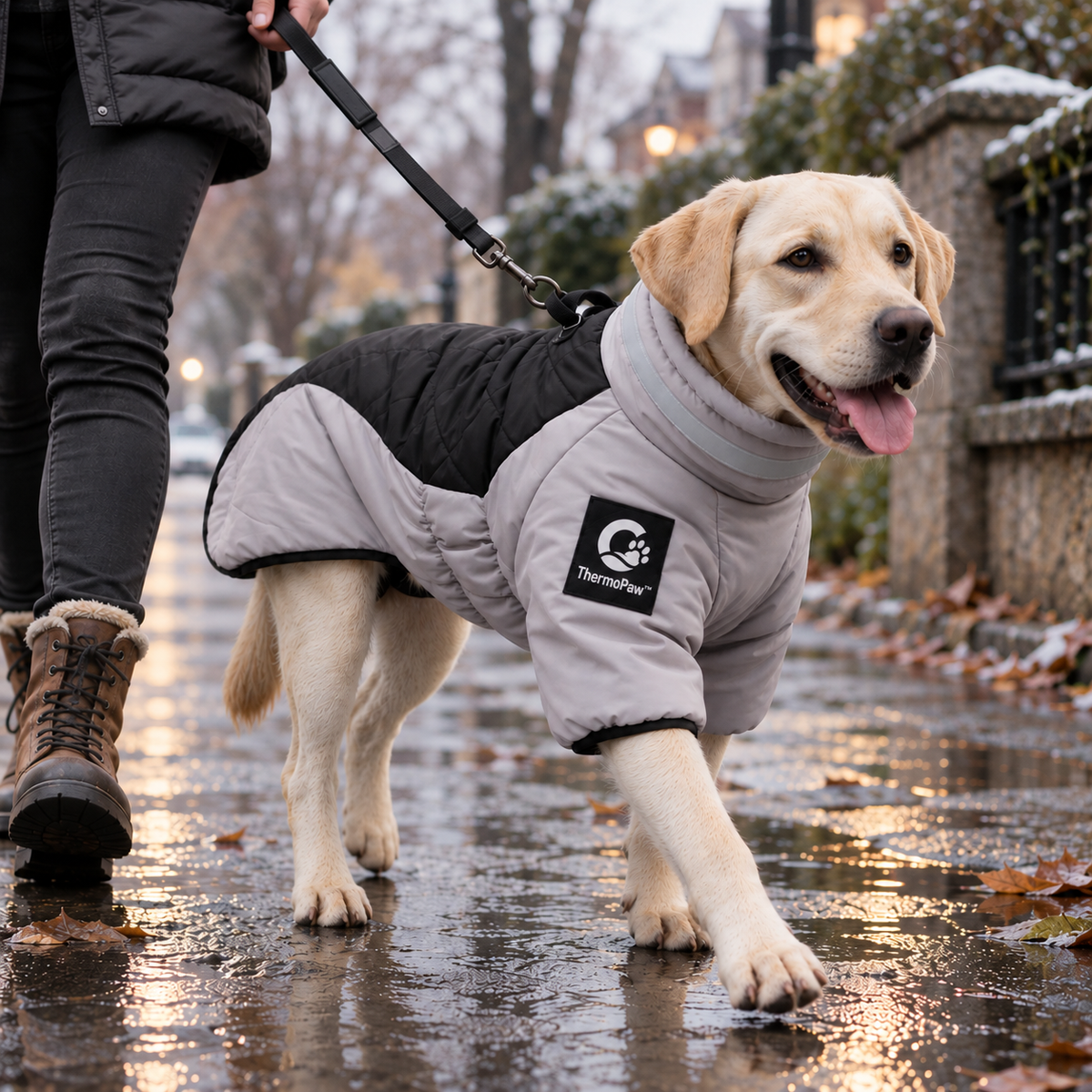 ThermoPaw™ — Abrigo Térmico Impermeable para Perros